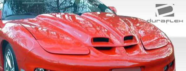 1998-2002 Pontiac Firebird WS-6 Style Hood - 1 Piece - FRP