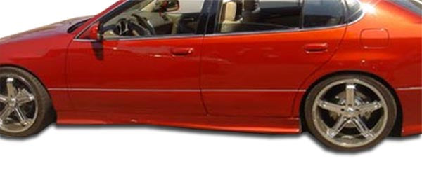 1998-2005 Lexus GS VIP Style Side Skirts - 2 Piece - FRP
