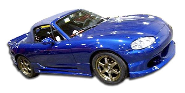 1999-2005 Mazda Miata Bomber Style Side Skirts - 2 Piece - FRP