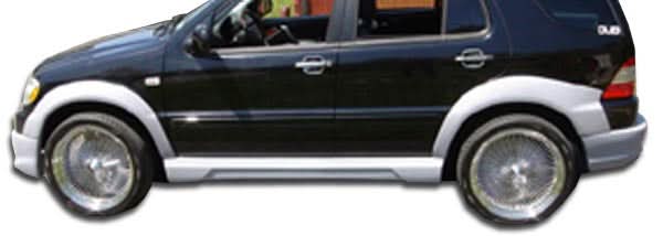 1998-2001 Mercedes ML Class W163 W-1 Style Fender Flares - FRP