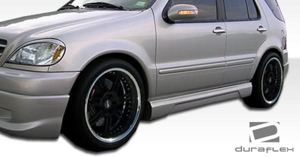 1998-2001 Mercedes ML Class W163 W-1 Style Fender Flares - FRP