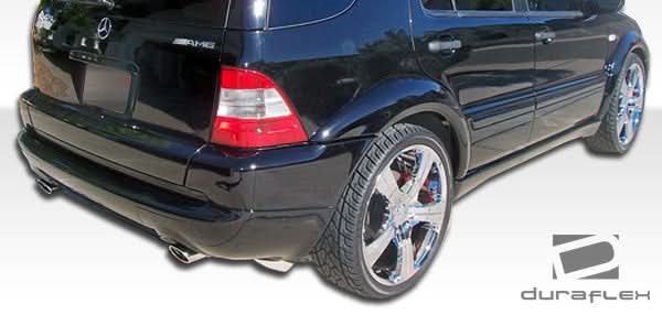 1998-2001 Mercedes ML Class W163 W-1 Style Fender Flares - FRP