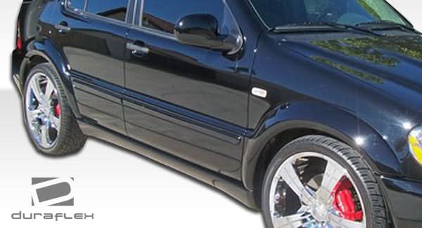 1998-2001 Mercedes ML Class W163 W-1 Style Fender Flares - FRP