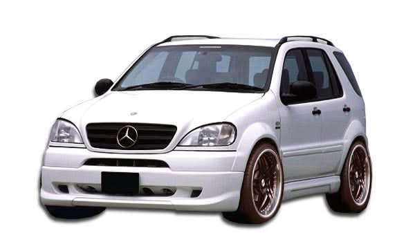 1998-2001 Mercedes ML Class W-1 Style Front Lip Spoiler - FRP