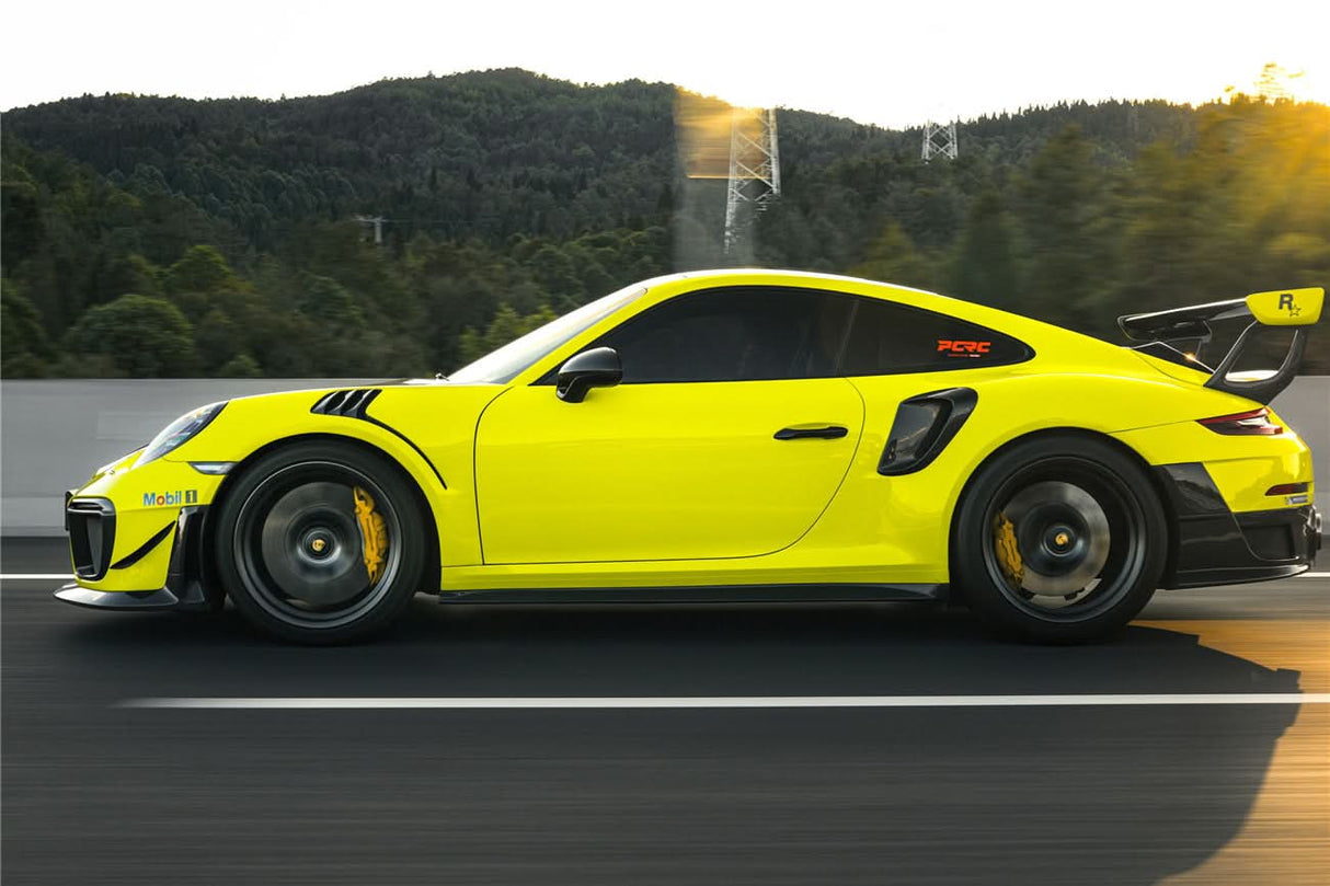 2013-2019 Porsche 991 Turbo S GT2RS Carbon Fiber Side Skirts