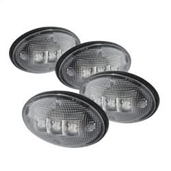 xTune Ford F-250 Super Duty/F-350 Super Duty/F-450 Super Duty/F-550 Super Duty 99-10 Incl. 2 Red And 2 Amber Lights XTune LED Side Fender Lights 4 pc. Clear