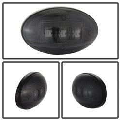 xTune Ford F-250 Super Duty/F-350 Super Duty/F-450 Super Duty/F-550 Super Duty 99-10 Incl. 2 Red And 2 Amber Lights XTune LED Side Fender Lights 4 pc. Smoke