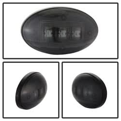xTune Ford F-250 Super Duty/F-350 Super Duty/F-450 Super Duty/F-550 Super Duty 99-10 Incl. 2 Red And 2 Amber Lights XTune LED Side Fender Lights 4 pc. Smoke