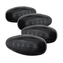 xTune Chevrolet Silverado 3500/Silverado 3500 Classic/Silverado 3500 HD/Sierra 3500/Sierra 3500 Classic/Sierra 3500 HD 01-06 Incl. 2 Red And 2 Amber Lights XTune LED Side Fender Lights 4 pc. Smoke