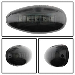 xTune Chevrolet Silverado 3500/Silverado 3500 Classic/Silverado 3500 HD/Sierra 3500/Sierra 3500 Classic/Sierra 3500 HD 01-06 Incl. 2 Red And 2 Amber Lights XTune LED Side Fender Lights 4 pc. Smoke