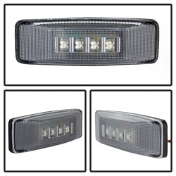 xTune Dodge Ram 3500 94-02 Incl. 2 Red And 2 Amber Lights XTune LED Fender Lights 4 pc. Clear