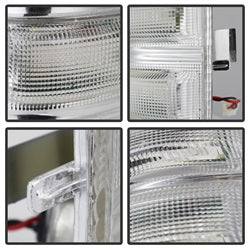 xTune Ford F-250 Super Duty/F-350 Super Duty/F-450 Super Duty/F-550 Super Duty 08-14 Amber/Clear XTune LED Door Mirror Signal Lens