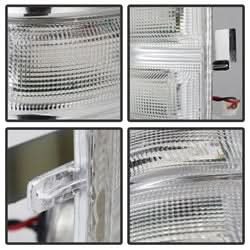 xTune Ford F-250 Super Duty/F-350 Super Duty/F-450 Super Duty/F-550 Super Duty 08-14 Amber/Clear XTune LED Door Mirror Signal Lens