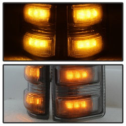 xTune Ford F-250 Super Duty/F-350 Super Duty/F-450 Super Duty/F-550 Super Duty 08-14 Amber/Smoke XTune LED Door Mirror Signal Lens