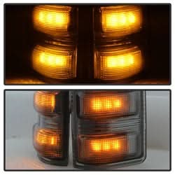 xTune Ford F-250 Super Duty/F-350 Super Duty/F-450 Super Duty/F-550 Super Duty 08-14 Amber/Smoke XTune LED Door Mirror Signal Lens