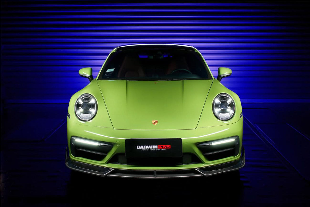 2019-2024 Porsche 911 992 Carrera Targa S 4 4S SD-Sport Design Modl BKSS Style Front Lip