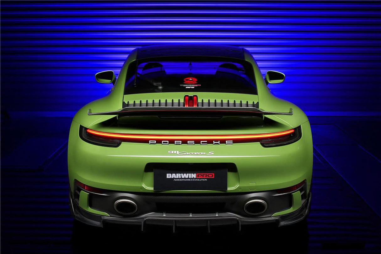 DarwinPRO 2019-2024 Porsche 911 992 Carrera & Targa S & 4 & 4S SD-Sport Design Modl BKSS Style Rear Lip