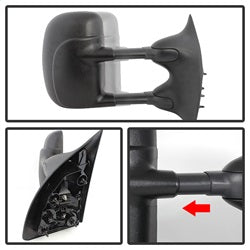 xTune Ford Excursion/F-250/F-250 Super Duty/F-350 Super Duty/F-450 Super Duty/F-550 Super Duty 00-05 Right XTune Door Mirror Manual Extendable Manual Adjustable