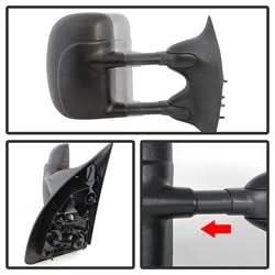 xTune Ford Excursion/F-250/F-250 Super Duty/F-350 Super Duty/F-450 Super Duty/F-550 Super Duty 00-05 Right XTune Door Mirror Manual Extendable Manual Adjustable