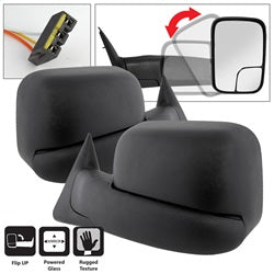 xTune Dodge Ram 1500/Ram 2500/Ram 3500 94-97 Left And Right XTune Door Mirror Set Manual Extendable Power Adjustable