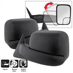 xTune Dodge Ram 1500/Ram 2500/Ram 3500 94-01 Left And Right XTune Door Mirror Set Manual Extendable Manual Adjustable