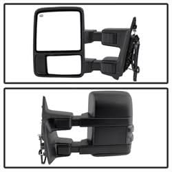 xTune Ford F-250 Super Duty/F-350 Super Duty/F-450 Super Duty/F-550 Super Duty 08-15 Left And Right XTune Door Mirror Set Manual Extendable Power Heated/Adjustable