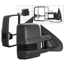 xTune Chevy Silverado 14-16 G2 Power Heated Smoke LED Signal Telescoping Mirror - SET