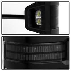 xTune Chevy Silverado 14-16 G2 Power Heated Smoke LED Signal Telescoping Mirror - SET