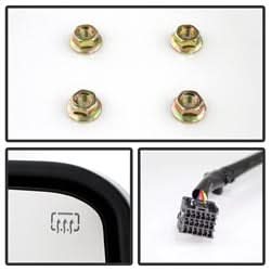 xTune Chevy Silverado 14-16 G2 Power Heated Smoke LED Signal Telescoping Mirror - SET