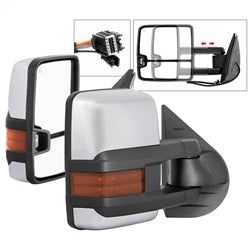 xTune Chevrolet Silverado 1500/Silverado 1500 Classic/Silverado 1500 HD Classic/Silverado 2500 HD/Silverado 2500 HD Classic/Silverado 3500 Classic/Silverado 3500 HD 07-13 Left And Right XTune Door Mirror Set G3 Power Heated