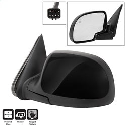 xTune Chevrolet Silverado 1500/Silverado 1500 HD/Silverado 2500/Silverado 2500 HD/Silverado 3500 99-02 LH(Driver) Side XTune Door Mirror Power Heated