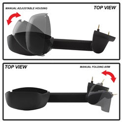 xTune Chevrolet Express 1500/Express 2500/Express 3500/Express 3500 (Cab and Chassis)/Express 4500 03-14 Manual Adjust Mirror XTune Door Mirror Set