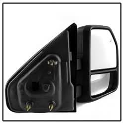xTune Ford F-150/F-150 Heritage 04-14 Set Power Heated LED Signal Telescoping Mirrors Smoke