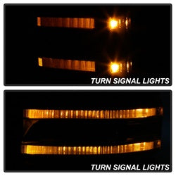 xTune Ford F-250 Super Duty/F-350 Super Duty/F-450 Super Duty 08-15 Set Power Heated LED Signal Telescoping Mirrors Smoke Adjustable