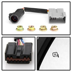 xTune Ford F-250 Super Duty/F-350 Super Duty 99-07 Set Power Heated LED Signal Telescoping Mirrors Smoke