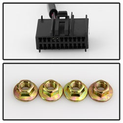 xTune Ford F-250 Super Duty/F-350 Super Duty/F-450 Super Duty 08-15 Set Manual Sequential LED Signal Telescoping Mirrors Smoke