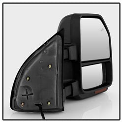xTune Ford F-250 Super Duty/F-350 Super Duty/F-450 Super Duty 08-15 Set Power Heated Mirror Sequential LED Signal Smoke Adjustable