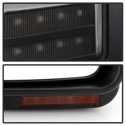 xTune Ford F-250 Super Duty/F-350 Super Duty/F-450 Super Duty 08-15 Set Power Heated Mirror Sequential LED Signal Smoke Adjustable