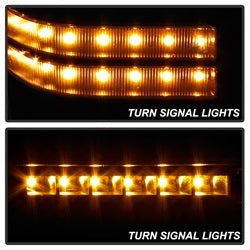 xTune Ford F-250 Super Duty/F-350 Super Duty 99-07 Set Manual Sequential LED Signal Telescoping Mirrors Smoke