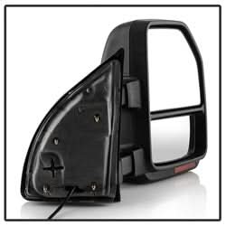 xTune Ford F-250 Super Duty/F-350 Super Duty 99-07 Set Manual Sequential LED Signal Telescoping Mirrors Smoke