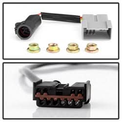 xTune Ford F-250 Super Duty/F-350 Super Duty 99-07 Set Manual Sequential LED Signal Telescoping Mirrors Smoke