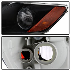OE Toyota Camry 07-09 Black Halogen OE Headlights