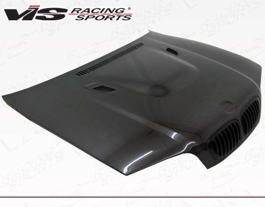1999-2003 BMW 3 SERIES E46 M3 2 doors E92 M3 Style Carbon Fiber Black Hood