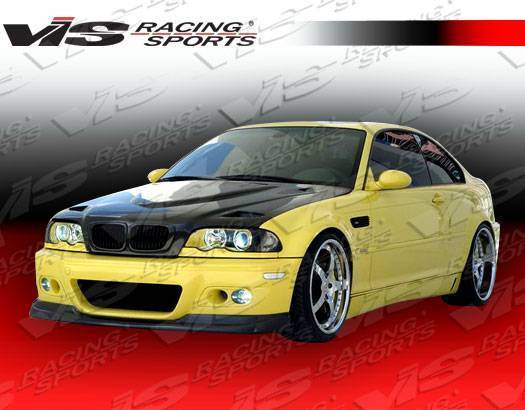 1999-2003 BMW 3 SERIES E46 2 doors Euro R Style Carbon Fiber Black Hood