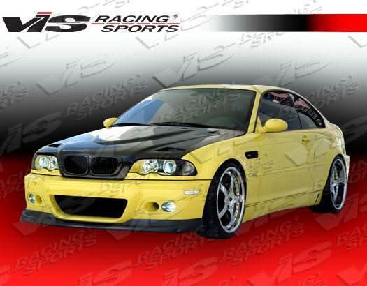 1999-2003 BMW 3 SERIES E46 2 doors Euro R Style Carbon Fiber Black Hood
