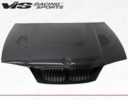 1999-2003 BMW 3 SERIES E46 2 doors XTS Style Carbon Fiber Black Hood