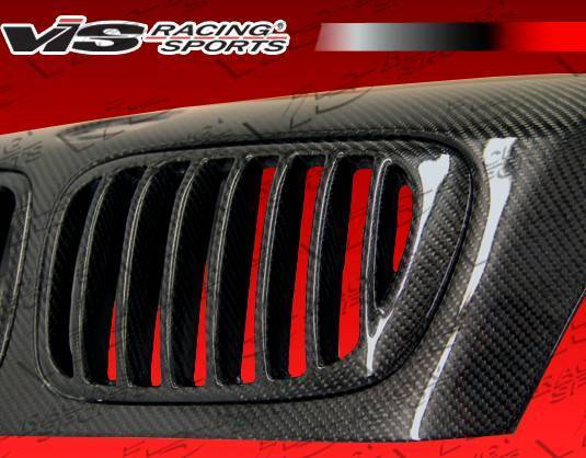 1999-2003 BMW 3 SERIES E46 2 doors XTS Style Carbon Fiber Black Hood