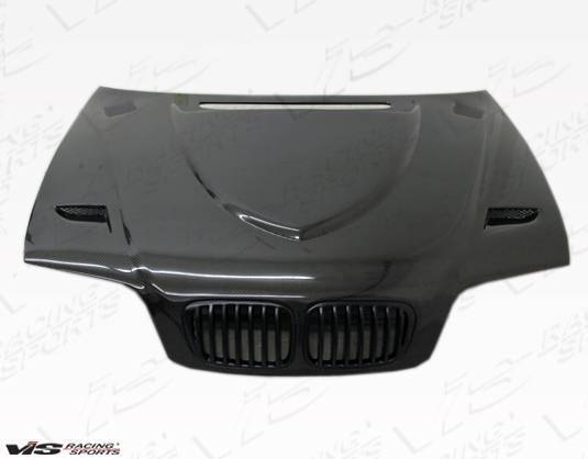 1999-2001 BMW 3 SERIES E46 4 doors Euro R Style Carbon Fiber Black Hood