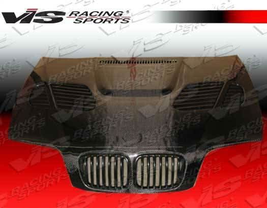 1999-2001 BMW 3 SERIES E46 4 doors GTR Style Carbon Fiber Black Hood