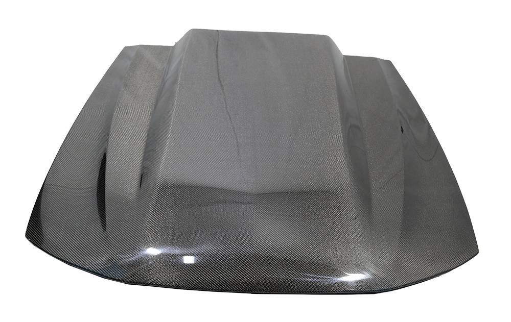 1999-2004 Ford Mustang 2 doors Cowl Induction Style Carbon Fiber Black Hood